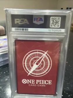 PSA 10 Monkey D Luffy EB02-010 L Dodgers One Piece Night Promo Card English 2025 - Image 2