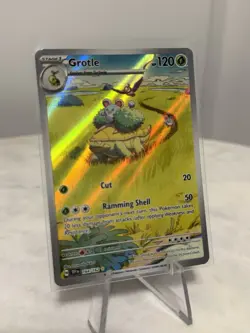 Pokemon Grotle TCG Temporal Forces Illustration Rare Card 164/162 NM Condition - Image 3
