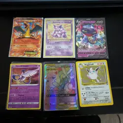 Pokemon Card Lot (50+ Cards) -Charizard EX, VMAX, Tag Team GX, Pikachu & Vintage - Image 1