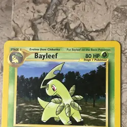 Pokemon Cards: Neo Genesis 1st Edition Uncommon: Bayleef 29/111 - Image 3