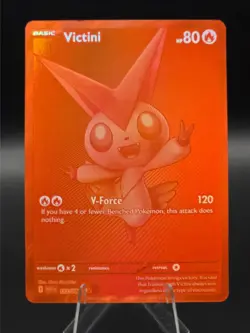Pokemon TCG Victini Card BWR 172/086, White Flare, Near Mint Condition English - Image 1