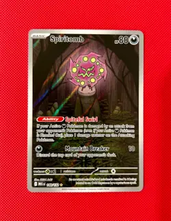 Spiritomb 148/132 Mega Evolution Illustration Rare Holo Pokemon card NM - Image 1
