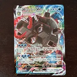 Pokemon Blastoise VMAX SWSH103 Sword &Shield JUMBO Promo Holo 330HP English Card - Image 1