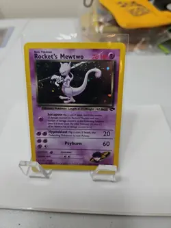 Pokemon TCG Rockets Mewtwo Gym Challenge Holo Card 14/132 - Image 1