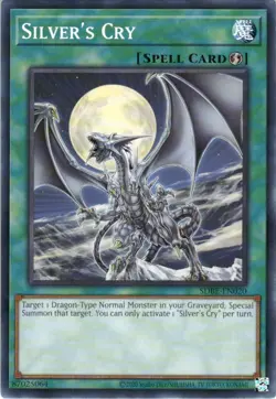 2020 Yu-Gi-Oh TCG Spell Card SDBE-EN020 Silver's Cry UNplayed #87025064 - Image 1