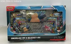 Pokemon Trading Card Game (TCG): Snorlax Ex & Blissey Ex Special Collection Box - Image 1