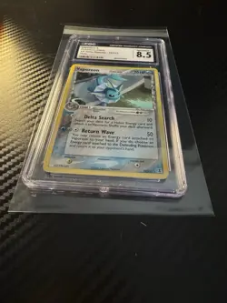 Pokemon TCG Vaporeon EX Delta Species Holo Rare Card 18/113 CGC Near Mint 8.5 - Image 5