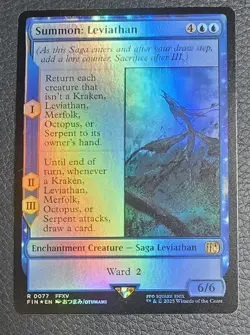 Summon: Leviathan Final Fantasy Foil MTG NM Magic Card - Image 1
