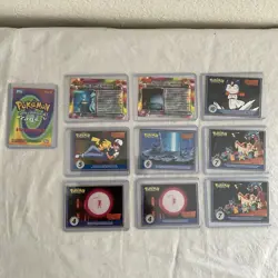 Vintage 1999 Burger King Pokemon Cards Lot Of 10 Promo Trivia Poketrivia - Image 2