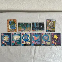 Vintage 1999 Burger King Pokemon Cards Lot Of 10 Promo Trivia Poketrivia - Image 3