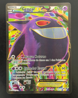 Pokemon TCG XY Phantom Forces Gengar EX Ultra Rare Card 114/119 NM - Portuguese - Image 1