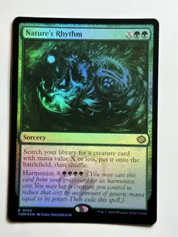 Nature's Rhythm Promo Pack: Tarkir: Dragonstorm 150 Foil MTG Card LP-NM - Image 1