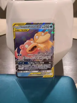 Pokemon Slowpoke & Psyduck GX Holo Card 35/236 Tag Team Sm-Unified Minds - Image 1
