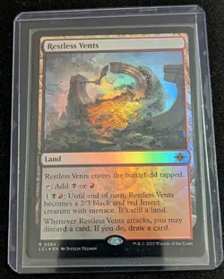 MTG - x2 Restless Vents 1 FOIL & 1 Regular - The Lost Caverns of Ixalan - Image 2