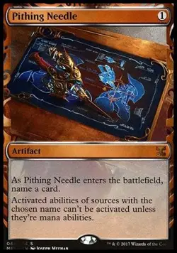Magic MTG Kaladesh Inventions FOIL Pithing Needle NEAR MINT NM - Image 1