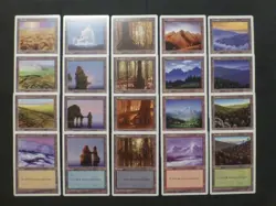 MtG 5th Edition Common Basic Land Set of 20 NM $0.75 Shipping VCT123973 - Image 1