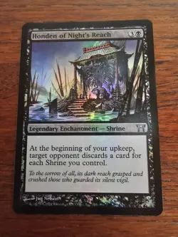 Honden of Night's Reach - Foil NM English Champions of Kamigawa Magic MTG - Image 1