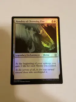1x Honden of Cleansing Fire Foil Eternal Masters NM x1 - Image 1