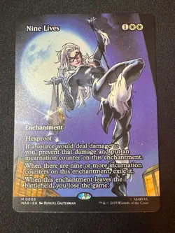 MTG - Nine Lives (Borderless) 3 M Marvel Universe Eternal-Legal - NM - Image 1