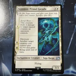 Summon: Primal Garuda - Final Fantasy - NM - MTG Magic - Uncommon - Creature Reg - Image 1