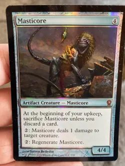MTG Masticore FOIL From the Vault: Relics Mythic Rare LP - Image 1