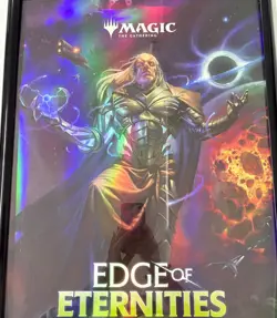 MAGIC THE GATHERING EDGE OF ETERNITIES FOIL PROMO POSTER MTG - Image 1