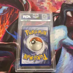 2025 POKEMON WHT EN-WHITE FLARE BLACK WHITE RARE #173 RESHIRAM EX PSA 9 - Image 2