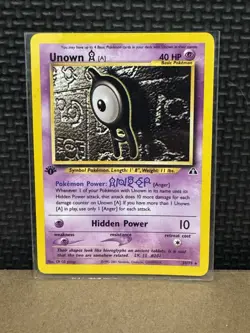 2001 Pokemon Neo Discovery - 1st Edition - Unown A 33/75 - Ungraded - Image 1