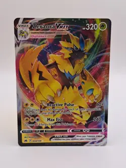 Pokemon TCG Zeraora VMAX and VSTAR Crown Zenith 054/159 - Image 1