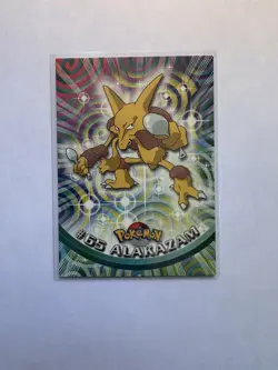 Alakazam - Black Logo - #65 Topps TV - Pokemon TCG - 1999 - Image 1
