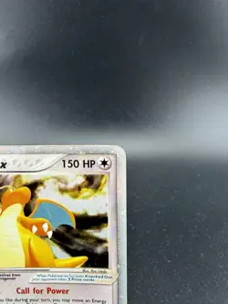 2003 Pokemon EX Dragon Dragonite EX 90/97 Rare Holo Foil Creases Top LeftPicture - Image 3