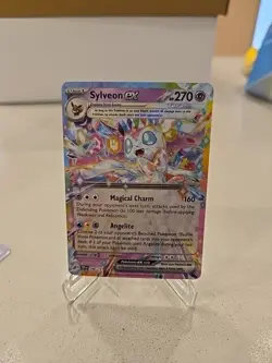 Pokemon SV08: Surging Sparks: Sylveon ex (086/191) Double Rare NM - Image 1