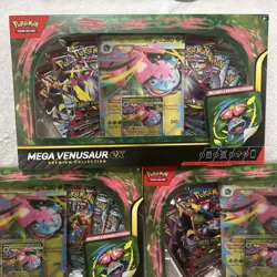 LOT OF 3 - Pokemon TCG Mega Venusaur EX Premium Collection Factory Sealed Box - Image 3