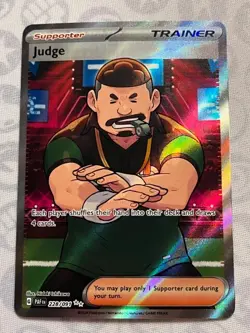 Judge - 228/091 - Illustration Rare - Paldean Fates - Near Mint - Pokemon TCG - Image 1
