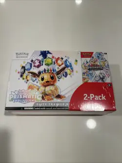 Pokemon TCG: Prismatic Evolutions - ETB with Booster Bundle Costco 2-Pack Sealed - Image 1