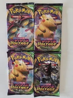 4x Pokemon Vivid Voltage Booster Packs - NEW Sealed - Image 1
