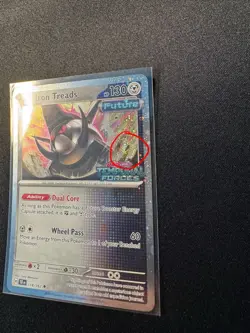 Iron Treads 118/162 Cosmos Holo Promo Stamped 2 Swirls 🌀 SV05 Pokemon TCG NM - Image 2