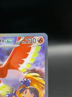 Pokemon TCG Ethan's Ho-Oh EX SIR 230/182 Destined Rivals NM Special Illustration - Image 4