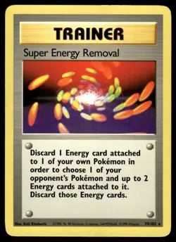 Pokemon TCG Base Set #079/102 Super Energy Removal LP - Image 1