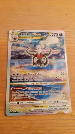 Pokemon Crown Zenith Darkrai VSTAR Galarian Gallery Ultra Rare GG50/GG70 - Image 1