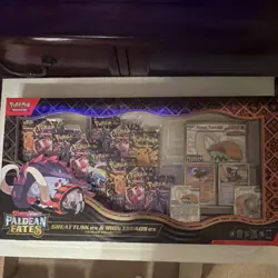 Pokemon TCG: Paldean Fates Great Tusk & Iron Treads ex Premium Collection Box - Image 3