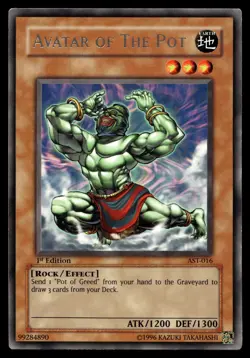 AVATAR OF THE POT AST-016 RARE ANCIENT SANCTUARY YU-GI-OH - Image 1