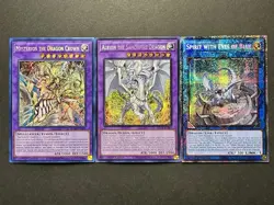 Albion The Sanctifire Dragon + Spirit With Eyes Of Blue + Mysterion | YuGiOh! - Image 1