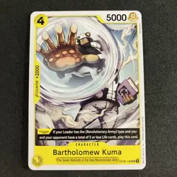 4x One Piece OP09-108 UC Bartholomew Kuma - English - Playset - TCG - Mint - Image 2