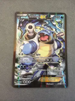 Pokemon TCG Blastoise EX Promo Holo Rare Card XY122 - Image 1