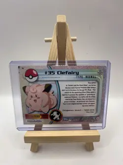 Clefairy #35 Topps TV Animation Edition Blue Logo Holo Pokemon Card - LP/MP - Image 2