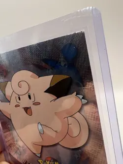 Clefairy #35 Topps TV Animation Edition Blue Logo Holo Pokemon Card - LP/MP - Image 4