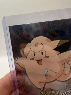 Clefairy #35 Topps TV Animation Edition Blue Logo Holo Pokemon Card - LP/MP - Image 5