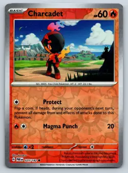 Charcadet - Reverse Holo - Paradox Rift PAR 025/182 Pokemon TCG Card - Image 1