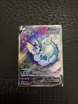 Vaporeon v SWSH181 Sword & Shield Promo Holo Pokemon TCG Card NM - Image 1